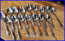 Vintage 69 PIECE Wordsworth- OC Stainless Flatware By Oneida USA With Case Vintage 69 PIECE Wordsworth- OC Stainless Flatware By Oneida USA With Case