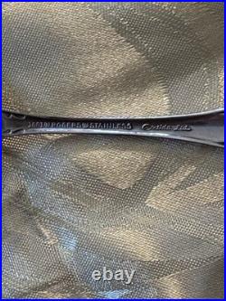 Vintage 74pc Oneida TRUE ROSE Stainless Flatware Service for 13 + Utensils