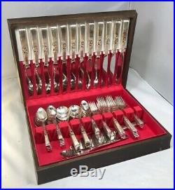 Vintage 75 Piece Community Stainless Morning Star Silverplate Flatware Serves 12