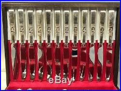 Vintage 75 Piece Community Stainless Morning Star Silverplate Flatware Serves 12