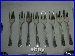 Vintage DEBONAIR Stainless, Silverware 61 pieces 8= serving of eight