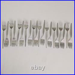 Vintage MCM ONEIDA COMMUNITY SATINIQUE (older) stainless flatware set 75 pieces