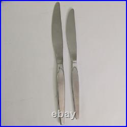 Vintage MCM ONEIDA COMMUNITY SATINIQUE (older) stainless flatware set 75 pieces