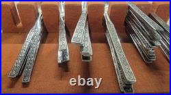 Vintage MCM Oneida CAPRI Distinction Deluxe HH Stainless Flatware Set 94pc EUC