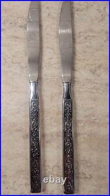 Vintage MCM Oneida CAPRI Distinction Deluxe HH Stainless Flatware Set 94pc EUC