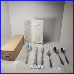 Vintage NOS Sealed 50 pc WM A Rogers Oneida Fenway Stainless Steel Flatware Set Vintage NOS Sealed 50 pc WM A Rogers Oneida Fenway Stainless Steel Flatware Set