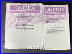 Vintage Oneida American Ballad Pattern 65 Piece Stainless Set NWT Factory Sealed
