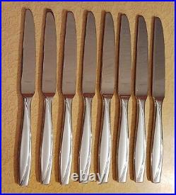 Vintage Oneida CAMLYNN CLEO Stainless Flatware Service for 8 with Serving Pieces