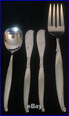 Vintage Oneida Community Driftwood Stainless Flatware Silverware Dinner Set USA