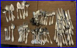 Vintage Oneida Community Heiress Stainless Flatware Large Set Of 118 Pieces