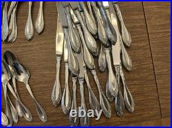 Vintage Oneida Community Heiress Stainless Flatware Large Set Of 118 Pieces