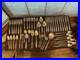 Vintage Oneida Community My Rose Stainless Flatware 51 Pieces