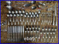 Vintage Oneida Community Patrick Henry Stainless Service For 10 (set Of 76)