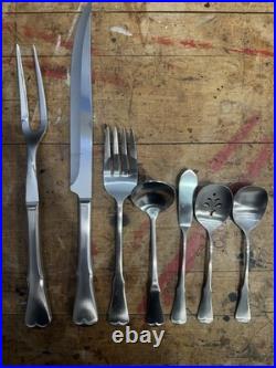 Vintage Oneida Community Patrick Henry Stainless Service For 10 (set Of 76)