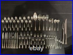 Vintage Oneida Community Patrick Henry Stainless Service For 8 set Of 62
