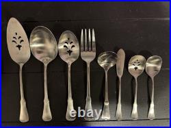 Vintage Oneida Community Patrick Henry Stainless Service For 8 set Of 62