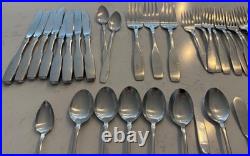 Vintage Oneida Community Paul Revere Stainless Steel Flatware Assorted 50 PC