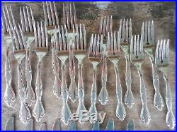 Vintage Oneida Community Stainless 41 Piece Lot Cantata Forks Spoons Knives Srvg