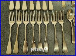 Vintage Oneida Independence Deluxe Stainless Flateware 62 Pieces