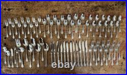 Vintage Oneida Morning Blossom Stainless Excellent Condition (set Of 73)