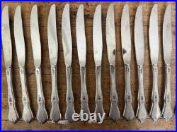 Vintage Oneida Morning Blossom Stainless Excellent Condition (set Of 73)