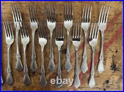 Vintage Oneida Morning Blossom Stainless Excellent Condition (set Of 73)