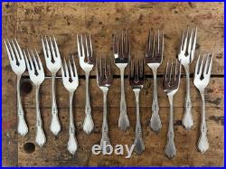 Vintage Oneida Morning Blossom Stainless Excellent Condition (set Of 73)