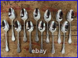 Vintage Oneida Morning Blossom Stainless Excellent Condition (set Of 73)