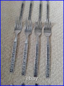 Vintage Oneida Northland Spring Fever Stainless Steel Flatware/41 pieces Vintage Oneida Northland Spring Fever Stainless Steel Flatware/41 pieces