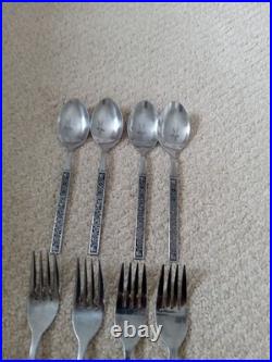 Vintage Oneida Northland Spring Fever Stainless Steel Flatware/41 pieces Vintage Oneida Northland Spring Fever Stainless Steel Flatware/41 pieces