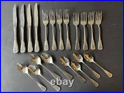 Vintage Oneida Pfaltzgraff VILLAGE Deluxe Stainless Flatware (4 Place Settings)