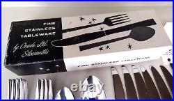 Vintage Oneida Rogers PRESIDENT Premier Stainless Flatware SET OF 40 Unused