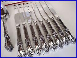 Vintage Oneida Rogers PRESIDENT Premier Stainless Flatware SET OF 40 Unused