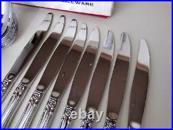 Vintage Oneida Rogers PRESIDENT Premier Stainless Flatware SET OF 40 Unused