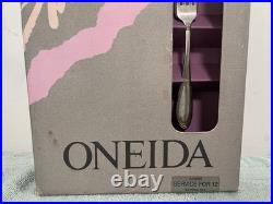 Vintage Oneida Stainless 60 Piece Camber Flatware Service For 12 New Old Stock