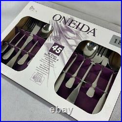 Vintage Oneida Stainless Flatware Colonial Boston for 8 New NIB