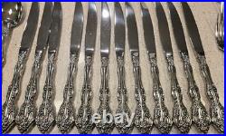 Vintage Oneida Stainless Steel Flatware Set for 12