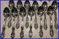 Vintage Oneida Stainless Steel Flatware Set for 12