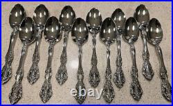Vintage Oneida Stainless Steel Flatware Set for 12