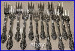 Vintage Oneida Stainless Steel Flatware Set for 12