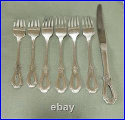 Vintage Oneida Toujours Stainless Steel Flatware Loop Handle Design 20 Pcs Lot
