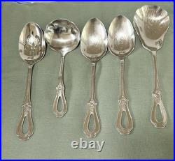 Vintage Oneida Toujours Stainless Steel Flatware Loop Handle Design 20 Pcs Lot