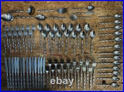 Vintage Oneida Voila, Voila Stainless 12 Place Setting + (set Of 76)