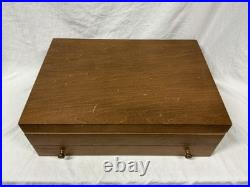 Vintage Over 130 pc Lot Oneida Community VIA ROMA Stainless Flatware with Case