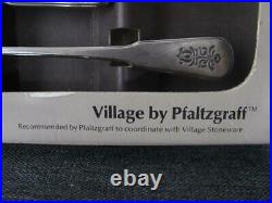 Vintage Pfaltzgraff Village Oneida 20 Piece Stainless Tableware Silverware NEW