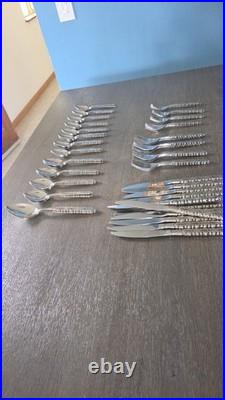 Vintage S. S. S. By Oneida Stainless Steel Flatware Lot Of 74 Pieces