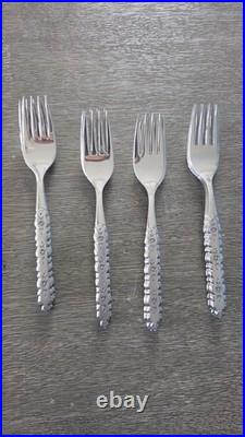 Vintage S. S. S. By Oneida Stainless Steel Flatware Lot Of 74 Pieces