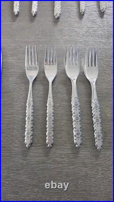 Vintage S. S. S. By Oneida Stainless Steel Flatware Lot Of 74 Pieces