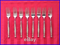 Vintage Set of 40 Oneida ACT I Stainless Heirloom Cube Flatware 8 Place Settings