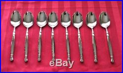 Vintage Set of 40 Oneida ACT I Stainless Heirloom Cube Flatware 8 Place Settings